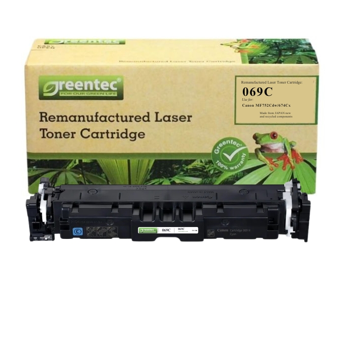 Mực in laser màu Greentec Canon 069C