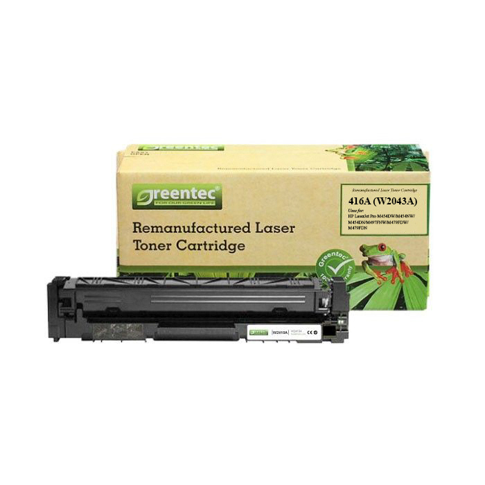 Hộp mực thay thế Greentec W2043A - 416A (đỏ) hiệu suất cao, tương thích cho máy in HP - Hình 2