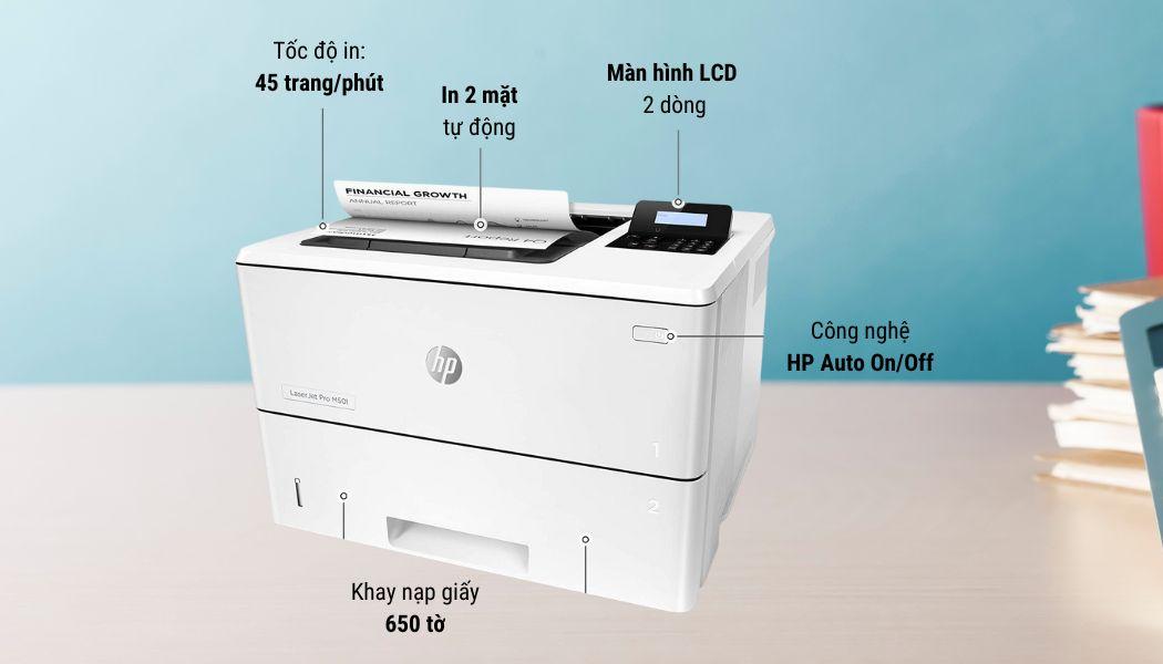 Máy in HP LaserJet Pro M501dn - Hình 7