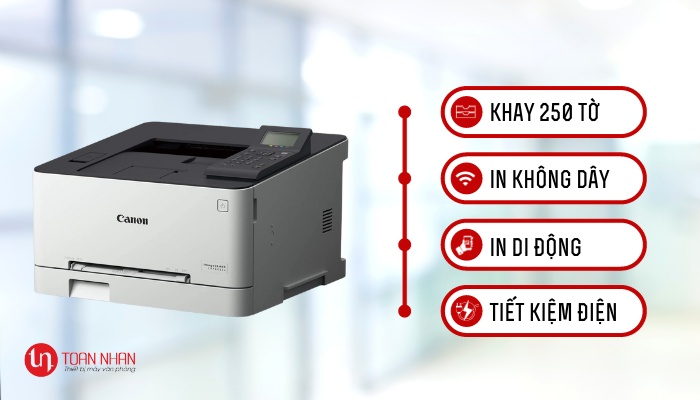 Tính năng kết nối không dây Canon LBP621Cw