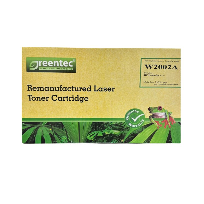 Hộp mực thay thế Greentec HP W2002A (vàng) hiệu suất cao, tương thích cho máy in HP