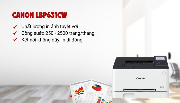 Máy in laser màu Canon LBP631CW - Hình 5