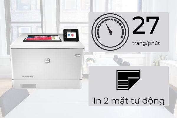 Máy in laser màu HP Color LaserJet Pro M454dw - Hình 12