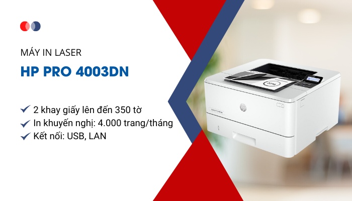 Máy in HP LaserJet Pro 4003dn - Hình 6