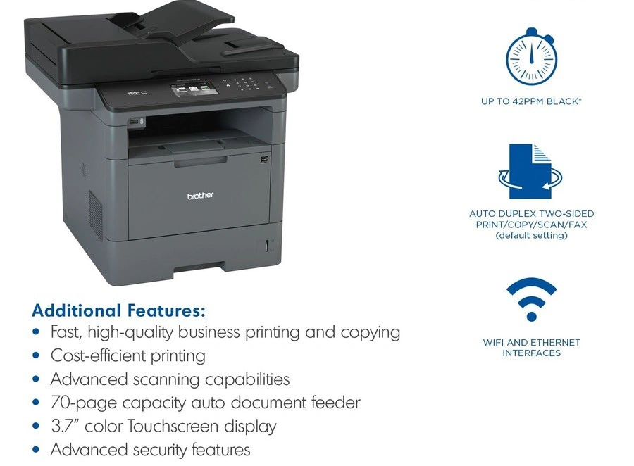 Máy in laser đa năng Brother MFC-L5900DW - Hình 7