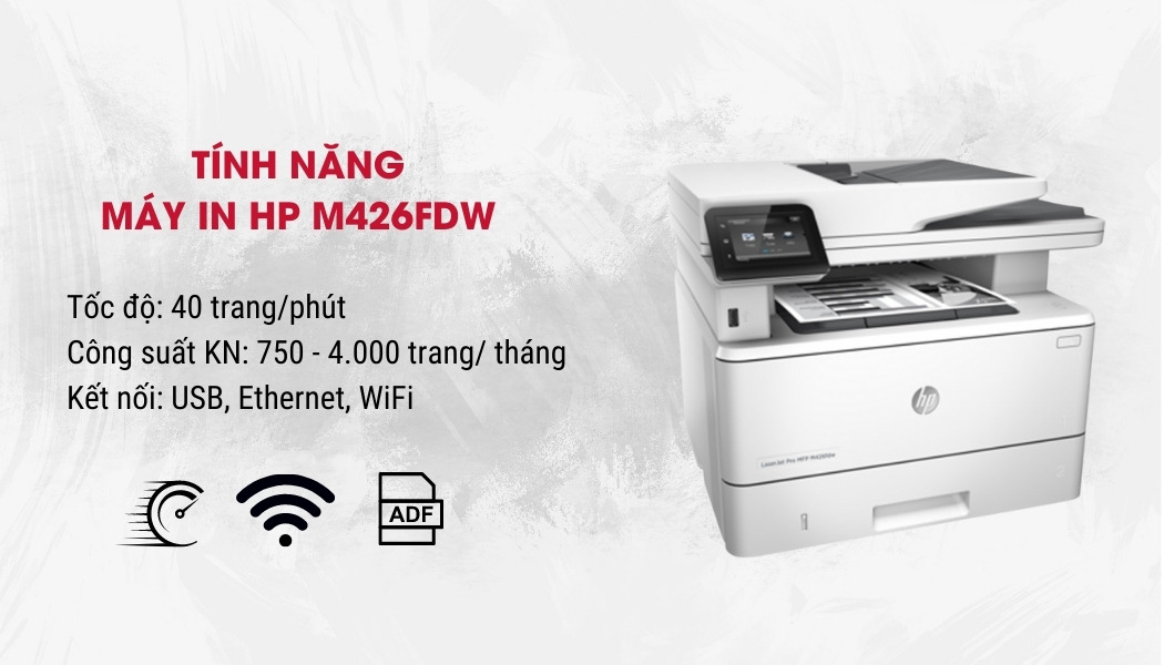 Máy in HP LaserJet Pro M426fdw - Hình 8