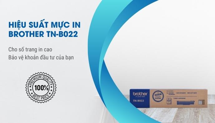 Mực in laser đen trắng Brother TN-B022 - Hình 3