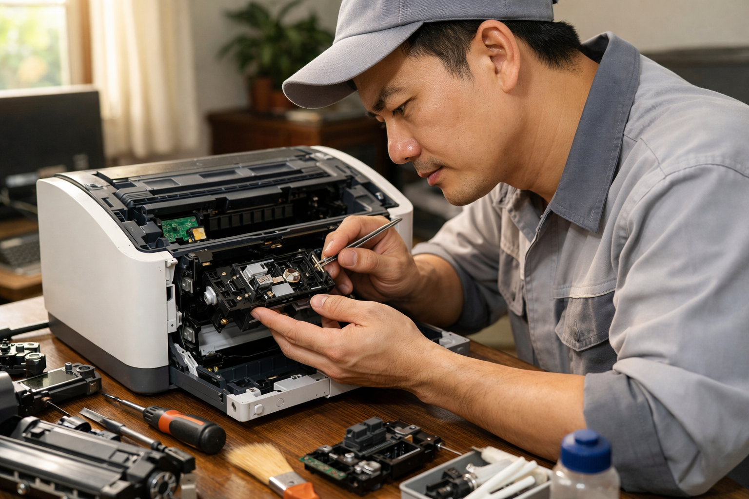 Cách sửa máy in Canon 2900 báo lỗi E100 0000 triệt để nhất