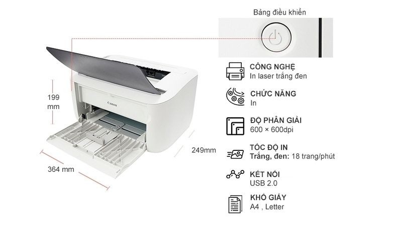 Máy in Canon imageCLASS LBP6030 - Hình 5