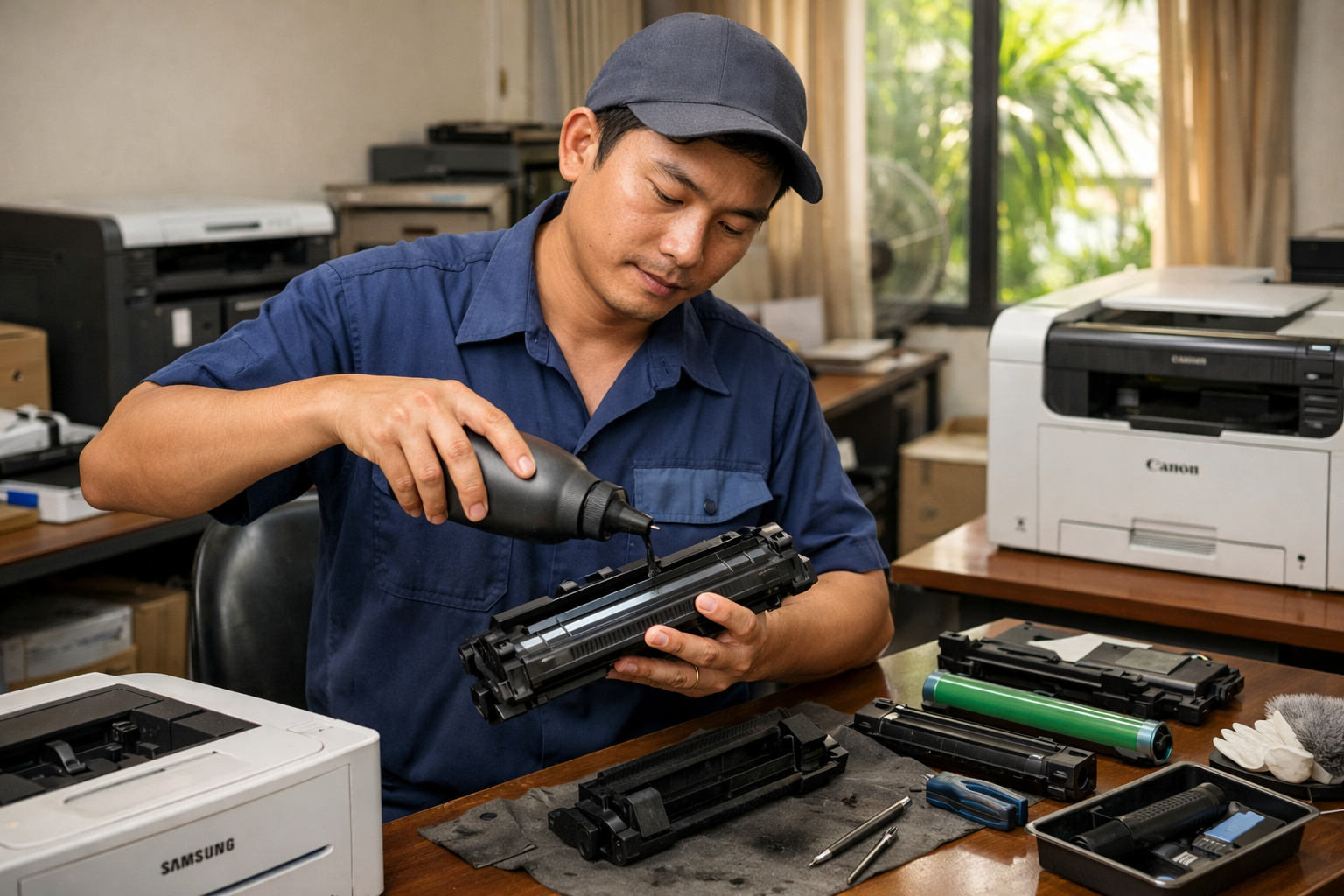 Dịch vụ nạp mực máy in Samsung SCX 4016 tận nơi chuyên nghiệp