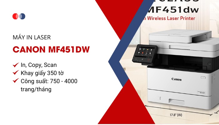 Máy in Canon imageCLASS MF451dw - Hình 4