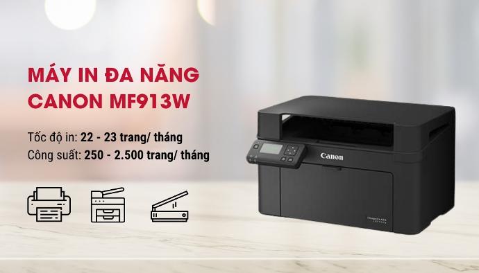 Thiết kế nhỏ gọn của Canon MF913w