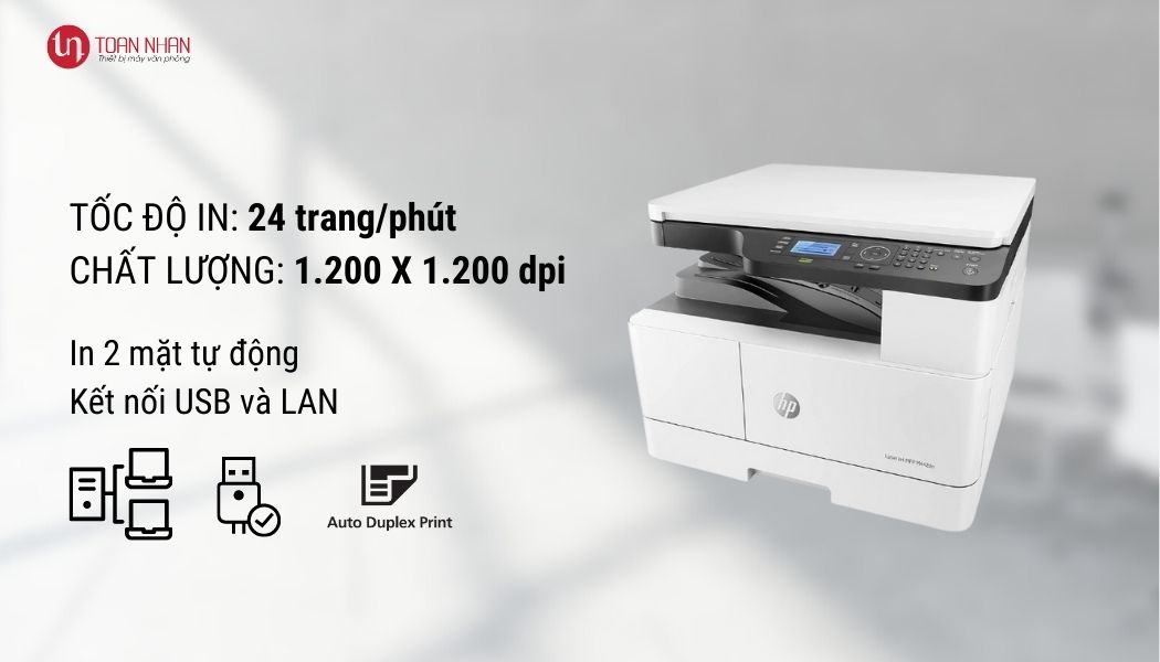 Máy in laser đa năng A3 HP LaserJet MFP M442dn - Hình 5