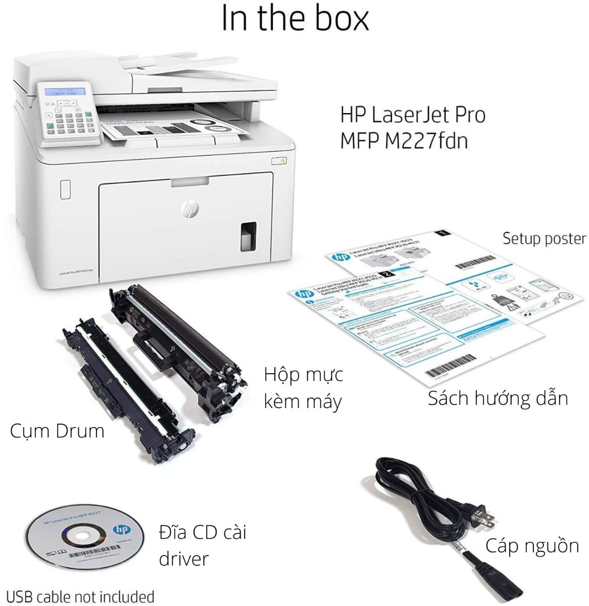 Máy in HP LaserJet Pro MFP M227fdn - Hình 7
