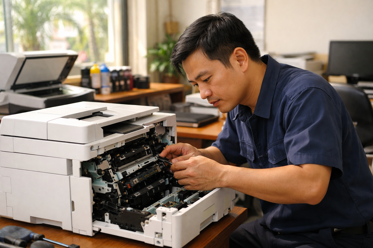 Dịch Vụ Sửa Máy In Quận Bình Thạnh Tận Nơi - Uy Tín, Giá Rẻ Từ Mai Hoàng