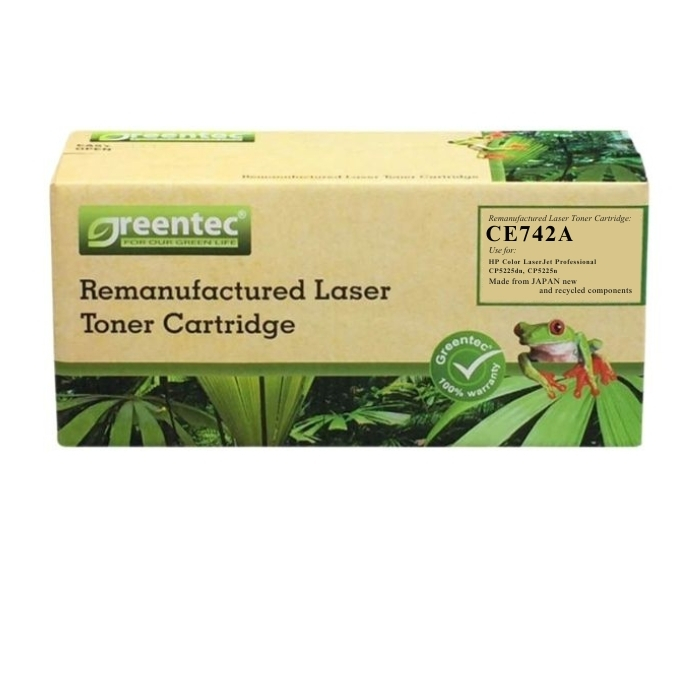 Mực in laser màu Greentec CE742A - Hình 3