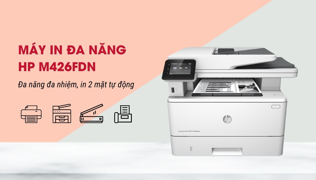 Máy in laser đa năng HP LaserJet Pro M426fdn - Hình 4