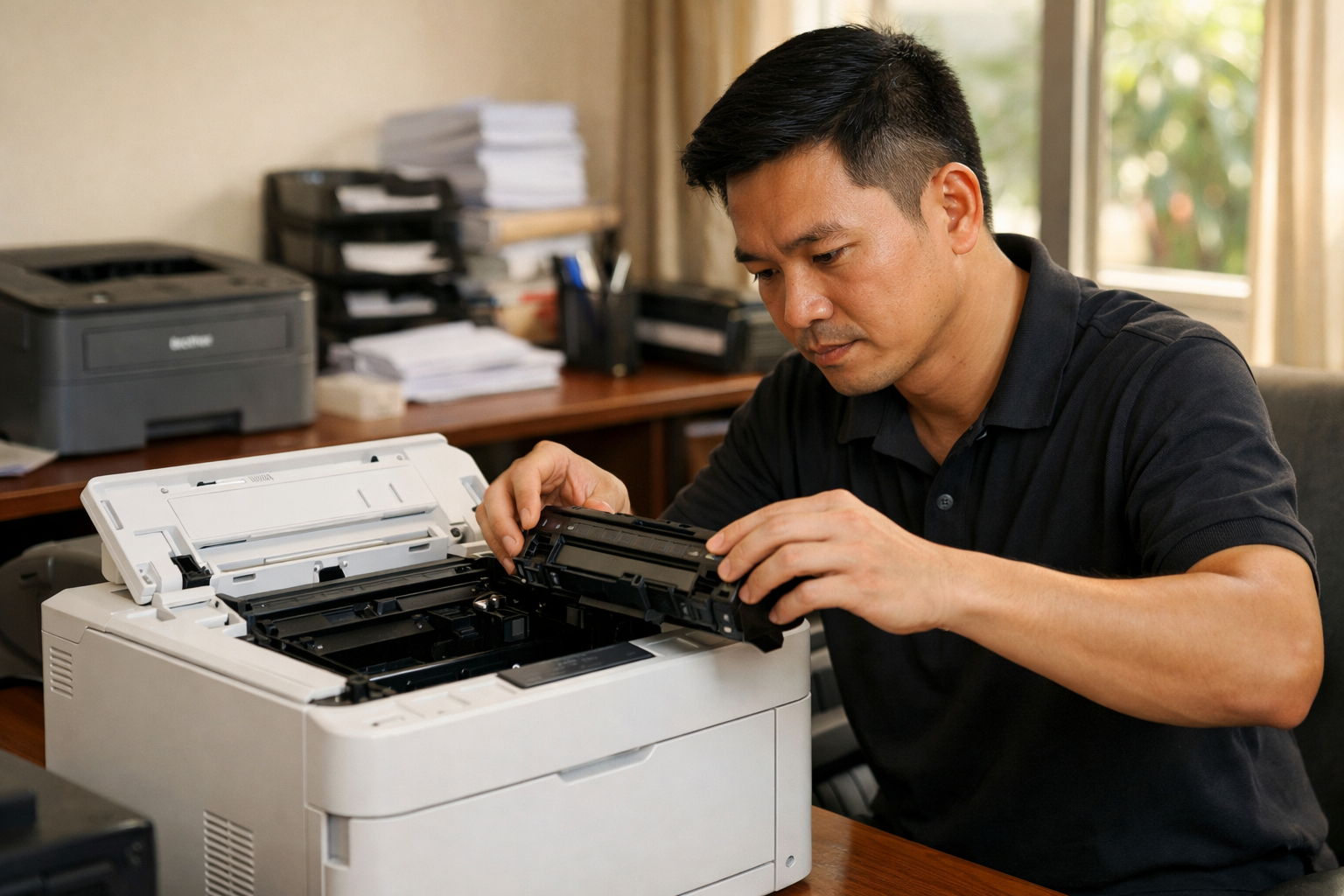 Nạp Mực Máy In Tận Nơi Đường Tô Ngọc Vân Quận 12 - Uy Tín & Giá Rẻ