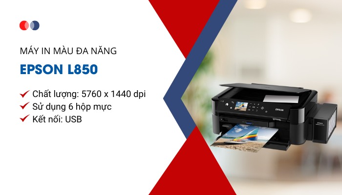 Máy in phun màu đa chức năng Epson L850 - Hình 5