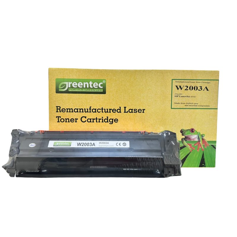 Hộp mực thay thế Greentec HP W2003A (đỏ) hiệu suất cao, tương thích cho máy in HP - Hình 3