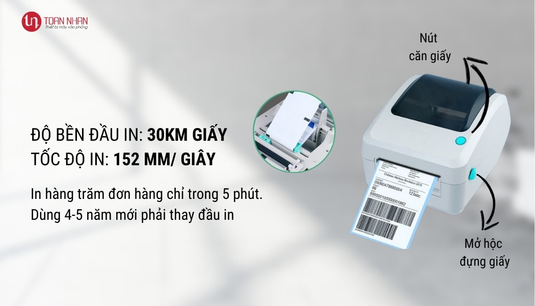 Máy in đơn hàng XPRINTER XP-470B - Hình 5