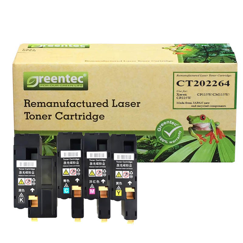 ộp mực thay thế Greentec Xerox CT202264 (đen) hiệu suất cao, tương thích cho máy in Xerox