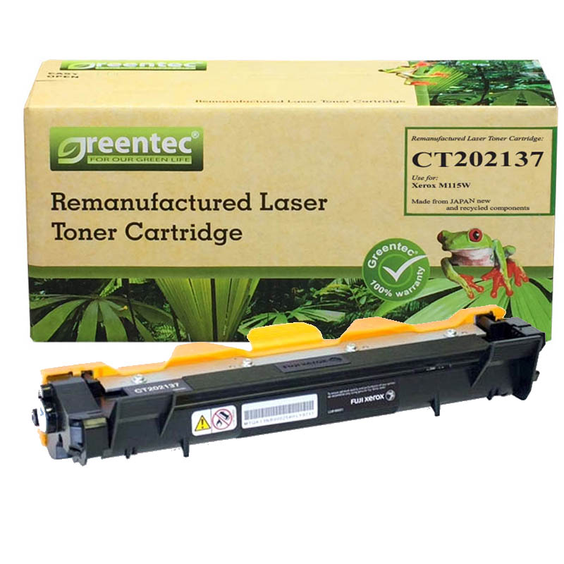 Hộp mực thay thế Greentec Xerox CT202137 (đen) hiệu suất cao, tương thích cho máy in Xerox
