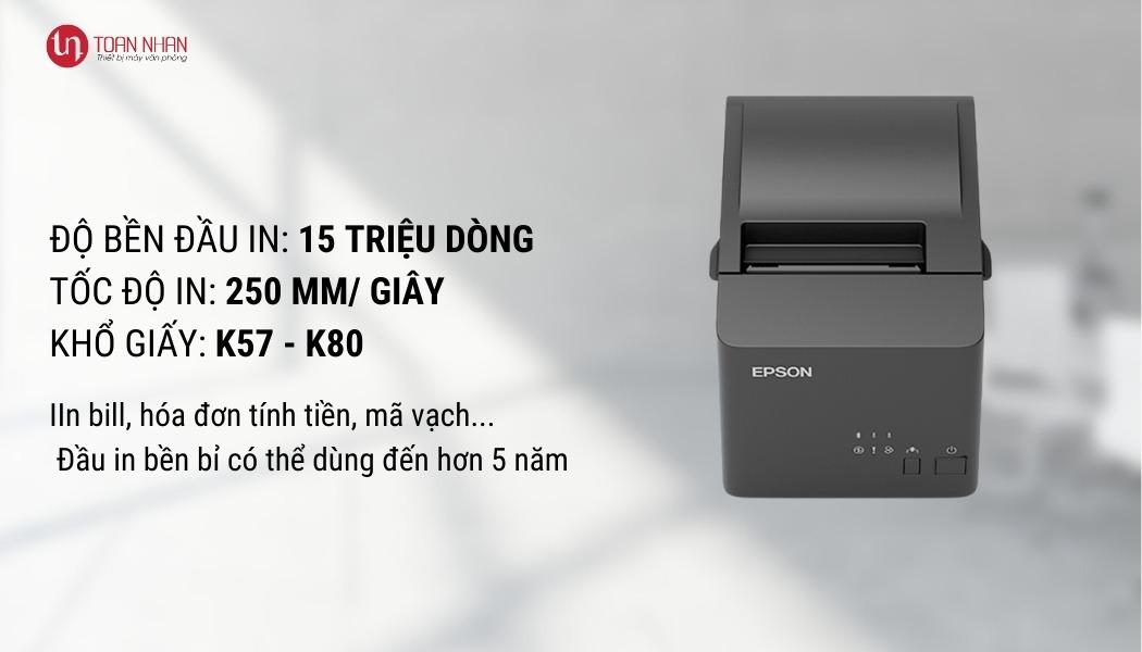 Máy in nhiệt Epson TM-T82IV- USB-LAN - Hình 4