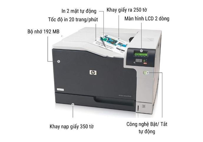 Máy in laser màu đơn năng HP CP5225DN Khổ A3 - Hình 5