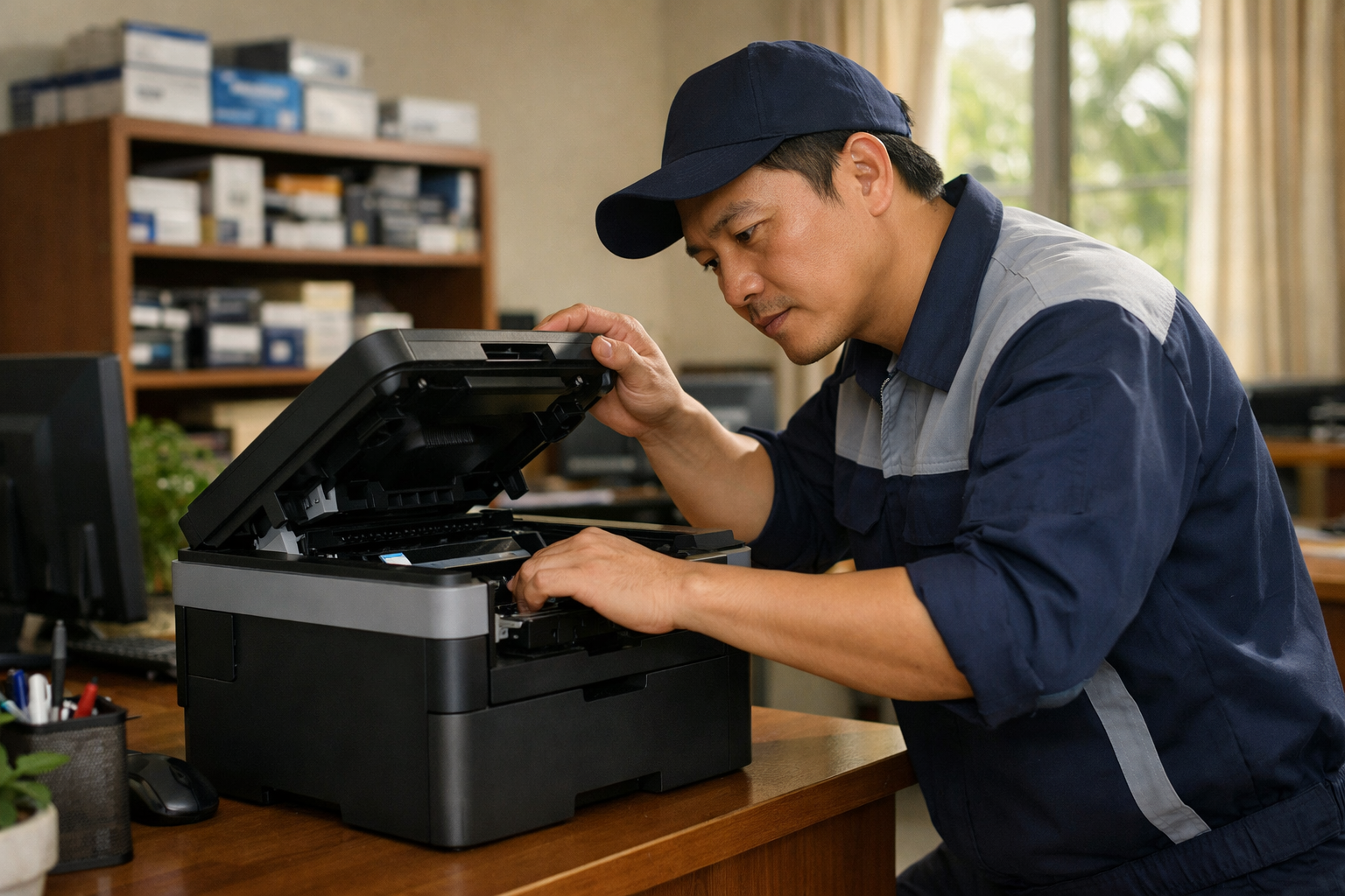 Cách xử lý lỗi Replace Toner và Replace Drum trên máy in Brother đơn giản