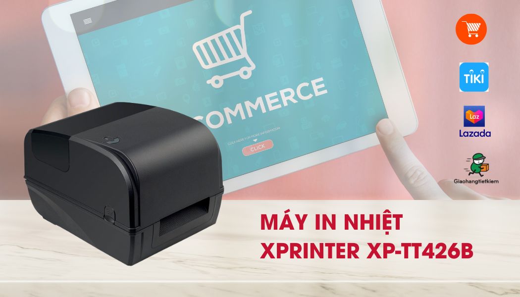 Máy in mã vạch tem nhãn Xprinter XP-TT426B - Hình 5
