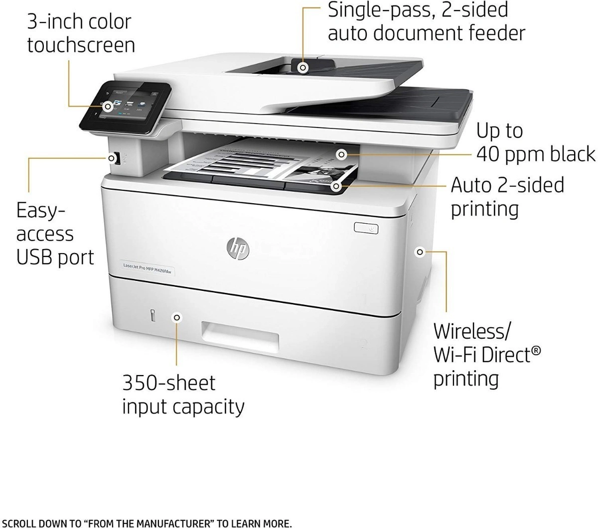 Máy in HP LaserJet Pro M426fdw - Hình 9