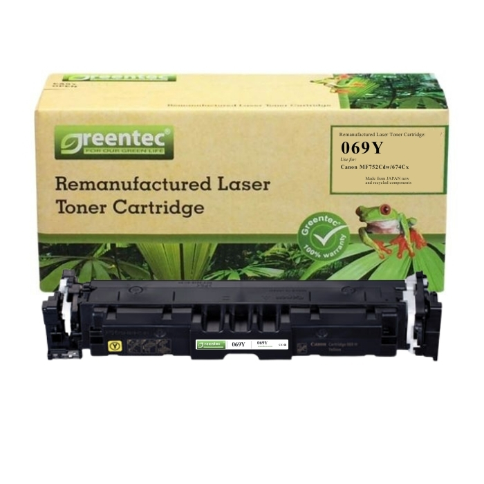Mực in laser màu Greentec Canon 069Y