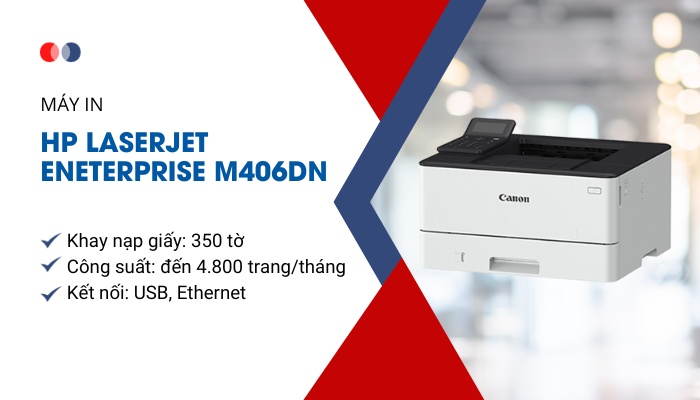 Máy in HP Laserjet Pro M406DN - Hình 5