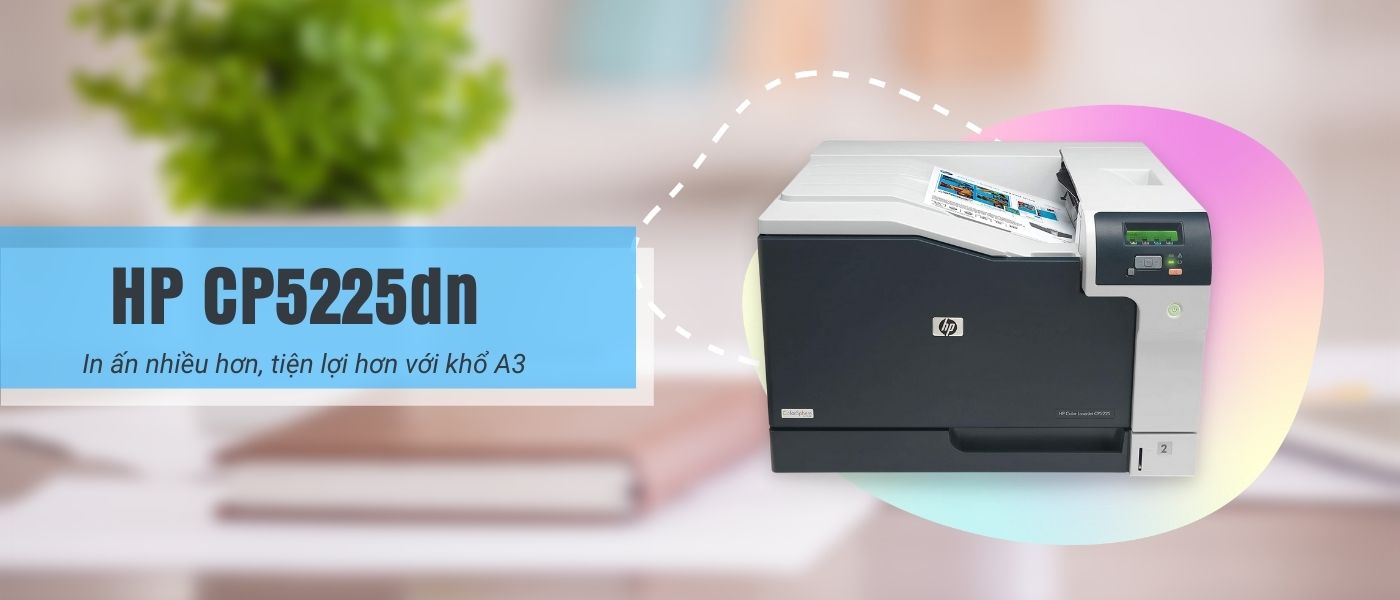 Máy in laser màu đơn năng HP CP5225DN Khổ A3 - Hình 4