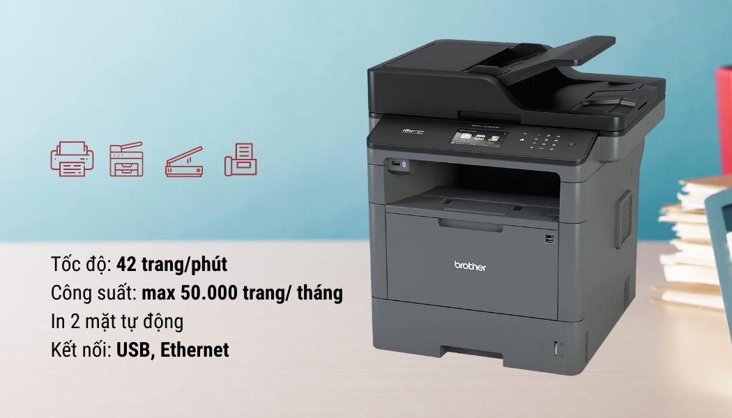 Máy in đa năng Brother MFC-L5700DN - Hình 8