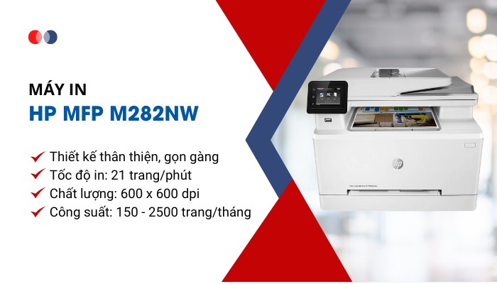 Máy in HP Color LaserJet Pro MFP M282nw - Hình 4