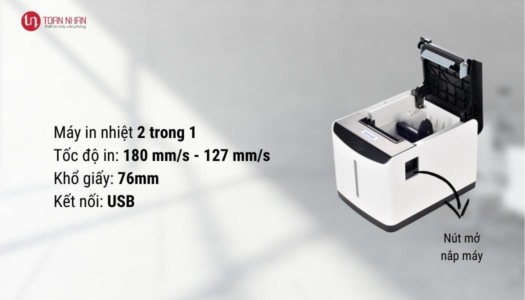 Máy in hoá đơn & tem nhãn Xprinter XP-Q371U - Hình 5