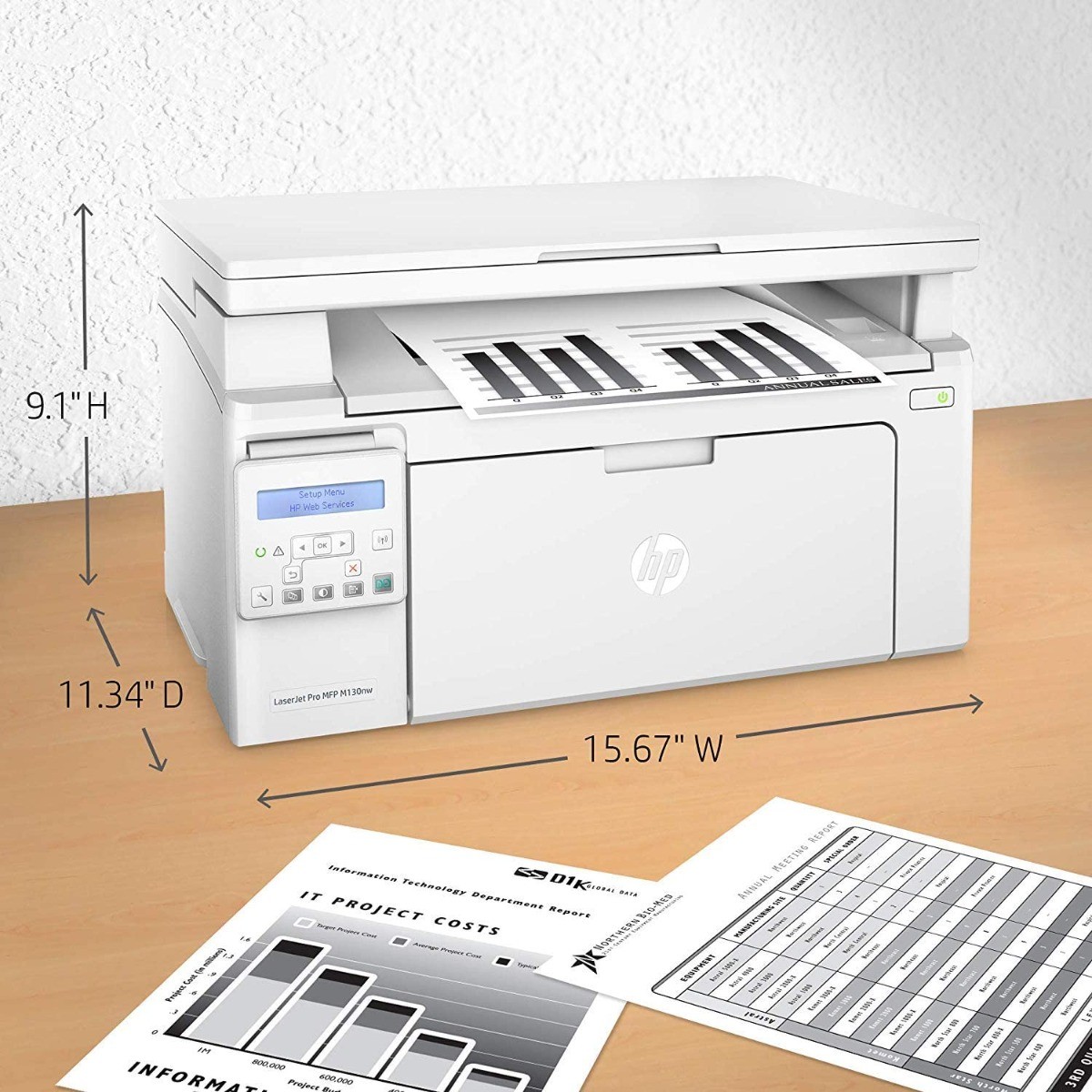 Máy in đa năng HP LaserJet Pro MFP M130nw - Hình 3