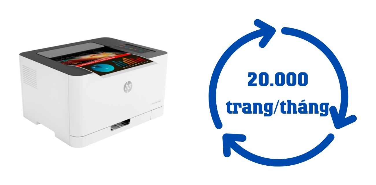 Máy in HP laser màu 150nw - Hình 8