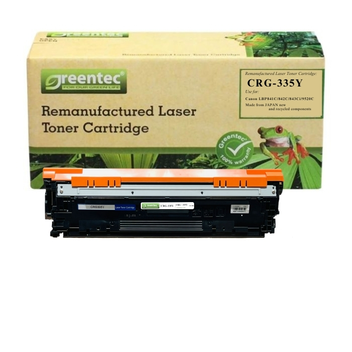 Mực in laser Greentec 335Y - Vàng
