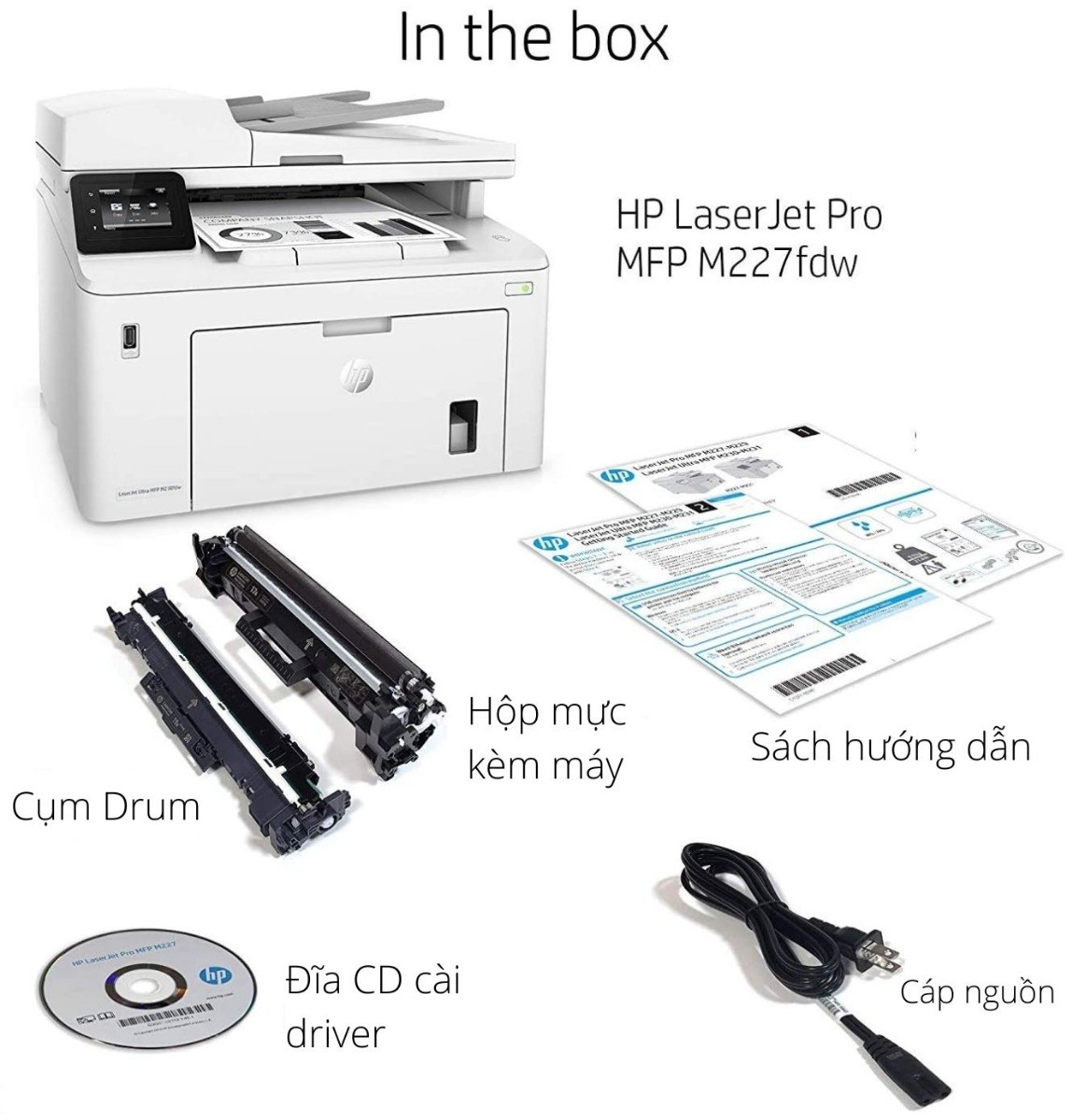 Máy in HP LaserJet Pro MFP M227fdw - Hình 2