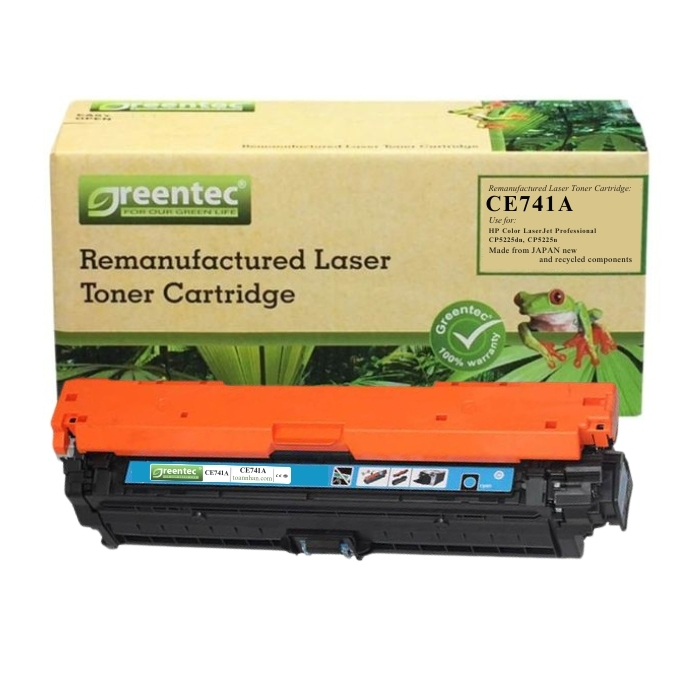 Mực in laser màu Greentec CE741A