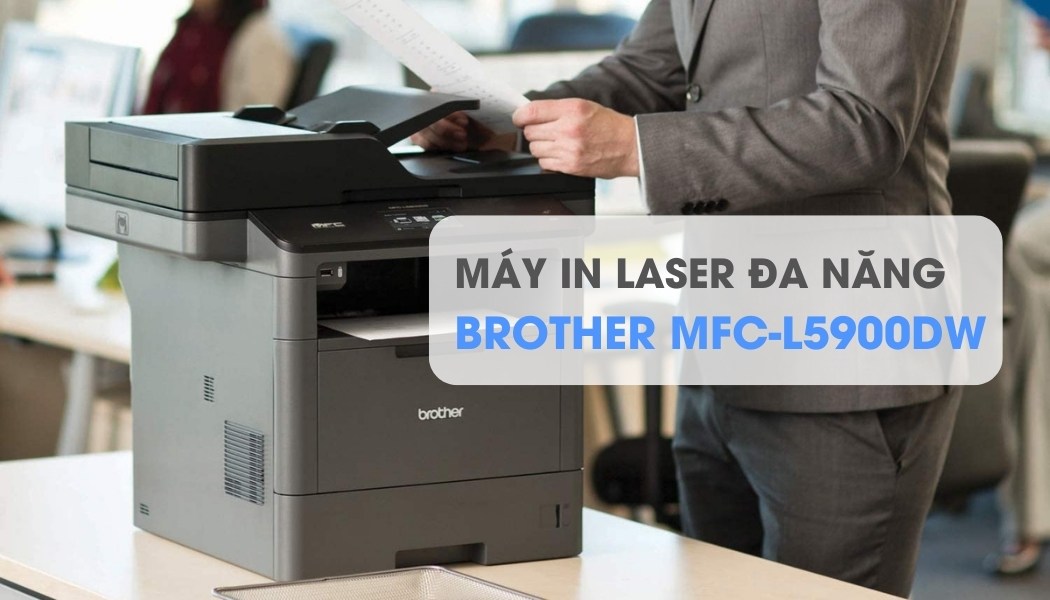 Máy in laser đa năng Brother MFC-L5900DW - Hình 5