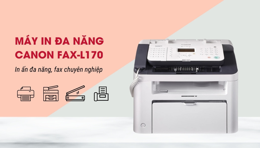 Máy in đa chức năng Canon Fax-L170 - Hình 4