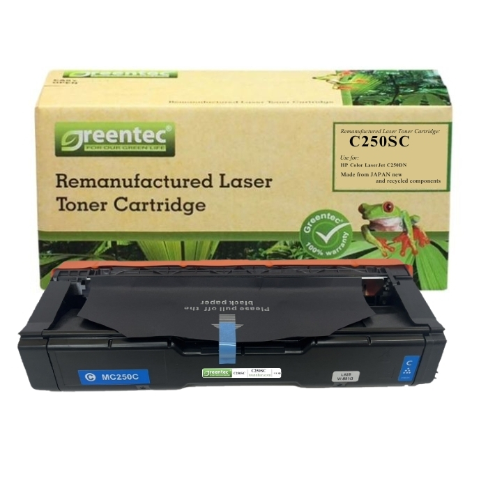 Mực in laser màu Greentec SP C250S - 407548 (Xanh)