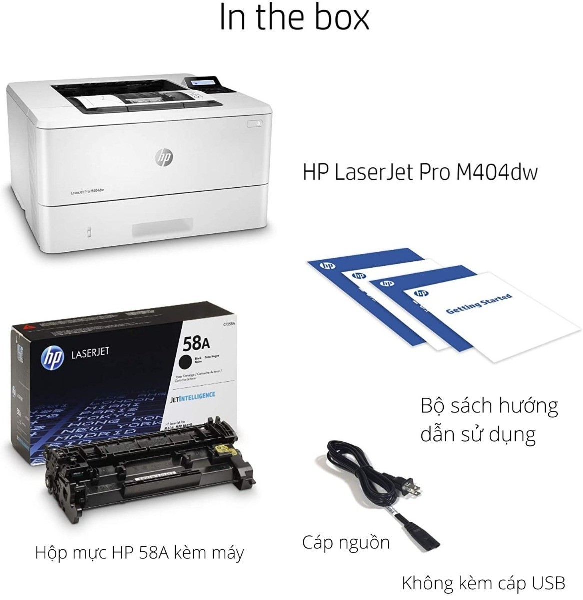 Máy in HP LaserJet Pro M404DW - Hình 3