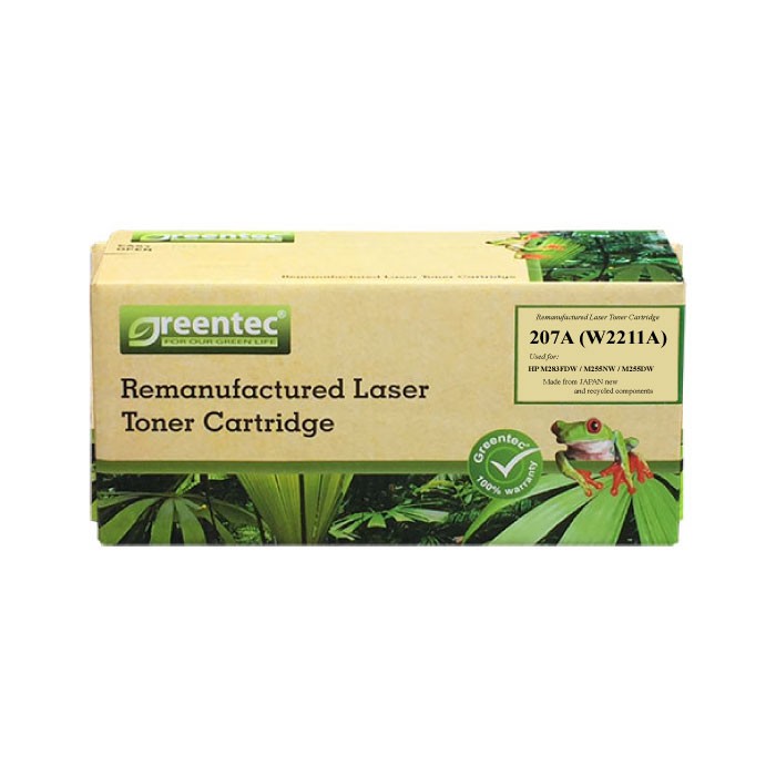 Hộp mực thay thế Greentec W2211A - 207A (xanh) hiệu suất cao, tương thích cho máy in HP - Hình 2