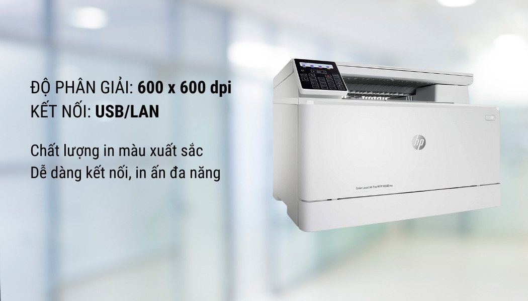 Máy in laser màu HP Color LaserJet Pro MFP M182N - Hình 6