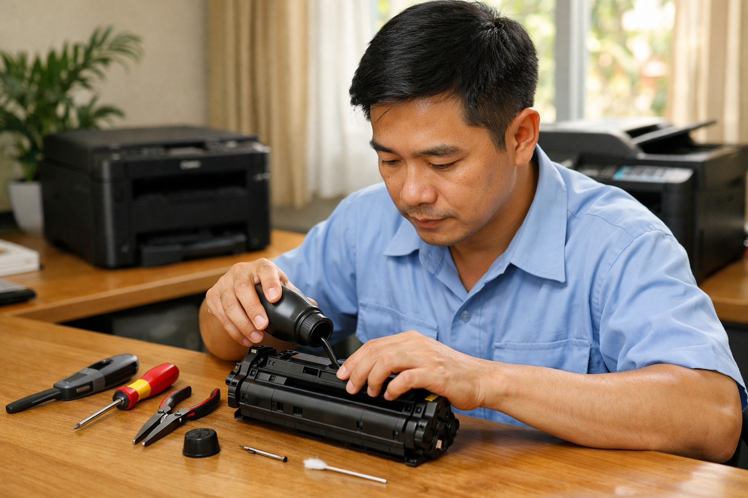 Hướng Dẫn Cách Thay Mực Máy In Tại Nhà Chuẩn Kỹ Thuật Và Đơn Giản